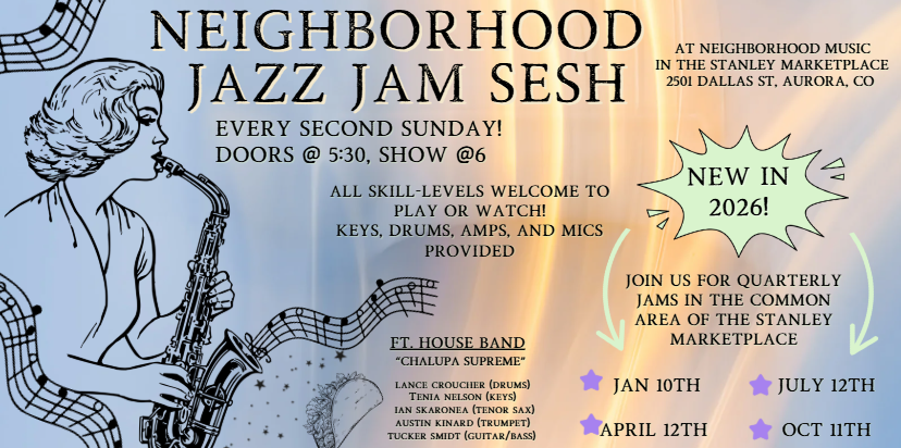 Neighborhood Music Jazz Jam — Stanley Marketplace